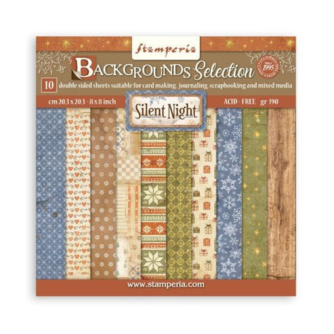 Silent Night - 8x8 Paper Pack - Backgrounds