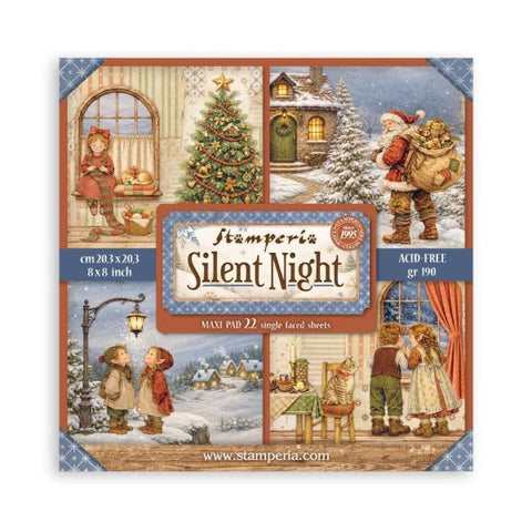 Silent Night -8x8 Paper Pack - Single Sided