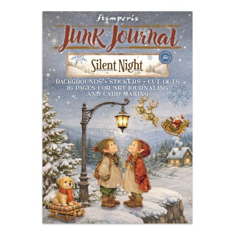 Silent Night - Junk Journal - Sickers, Cut-Outs, Backgrounds