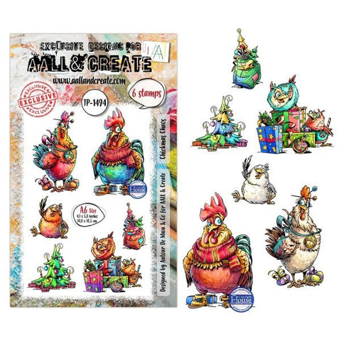 Chickmas Chaos - Clear Stamps