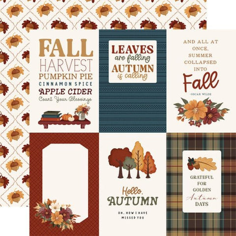 Here Comes Autumn - 4x6 Journaling Cards