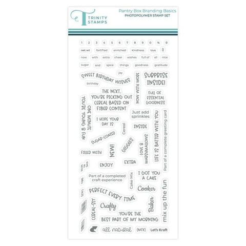 Pantry Box Branding Basics - Clear Stamps