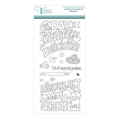 Pantry Box Greetings - Clear Stamps