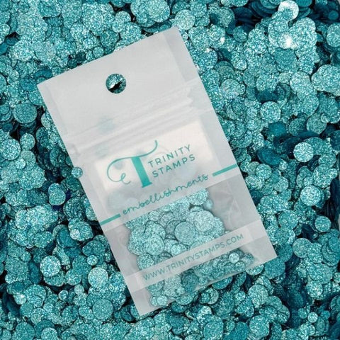 Sparkle Spots Confetti Embellishments - Celeste