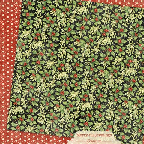 Merry-ful Greetings - Mistletoe & Holly