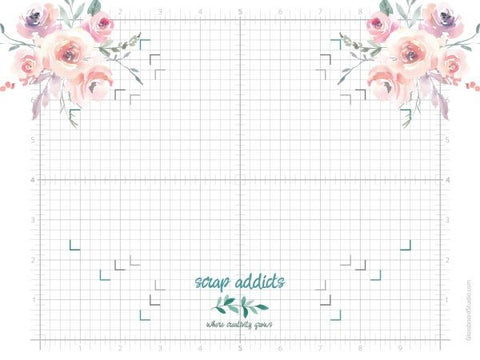 Scrap Addicts Glass Craft Mat - 9" x 12" - Magnetic