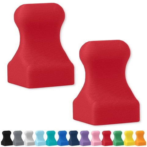 Mini Pawn Magnets - Set of 2 - Cherry Red