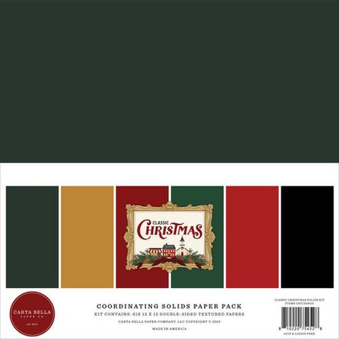 Classic Christmas - 12x12 Collection Pack - Solids