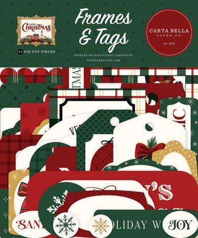 Classic Christmas - Ephemera - Frames & Tags