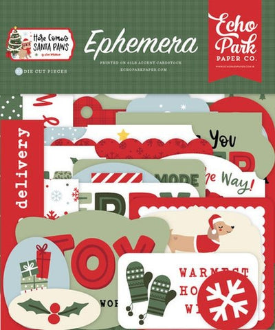 Here Comes Santa Paws - Ephemera