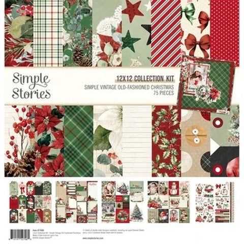 Simple Vintage Old-Fashioned Christmas - 12x12 Collection Kit