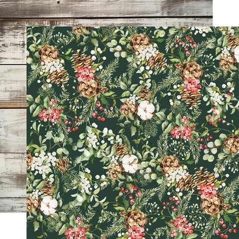 Simple Vintage Evergreen Memories - Pine & Petals