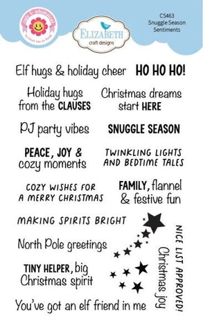 Snuggle Season - Clear Stamps - Sentiments