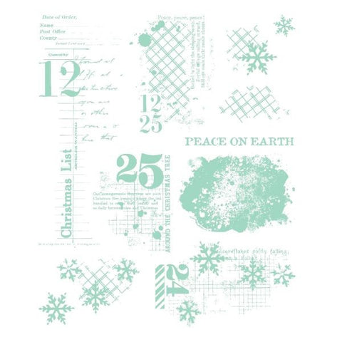 Holiday Textures - Clear Stamps