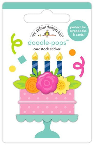 Cupcakes & Candles - Doodle Pops - Birthday Cake