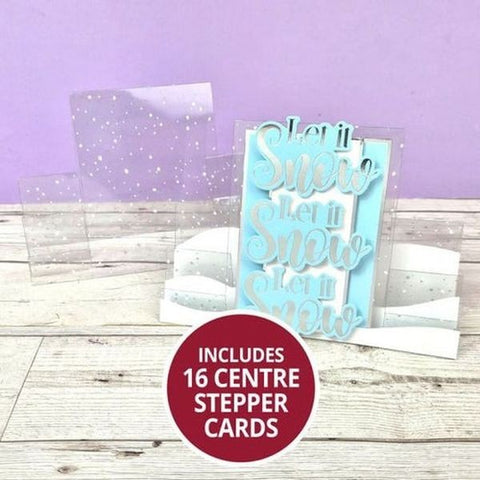 Snowfall Acetate Stepper Cards