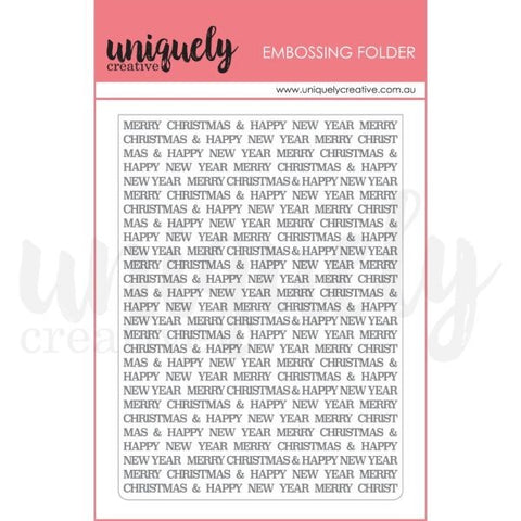 Christmas Embossing Folder