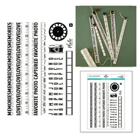 Turn the Page - Keepsake Strips - Clear Stamps