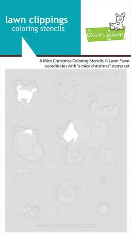 A Mice Christmas - Coloring Stencils