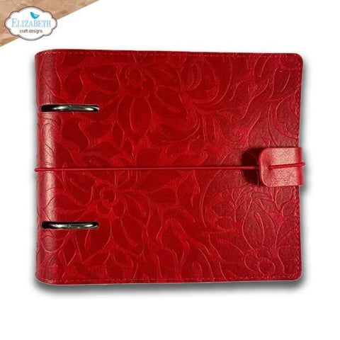 Memory Binder Square Page - Festive Red, Embossed