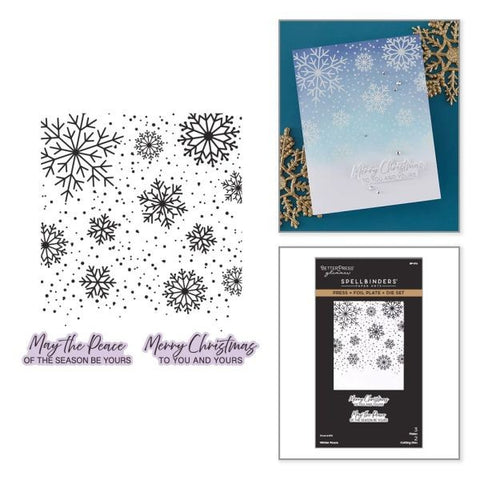 Winter Peace - Press & Foil Plate & Die Set