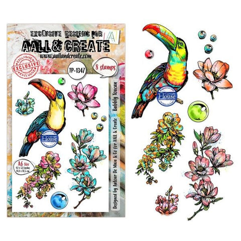 Bubbly Toucan - Clear Stamps