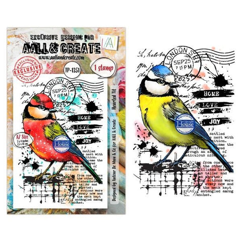 Hearted Tit - Clear Stamps