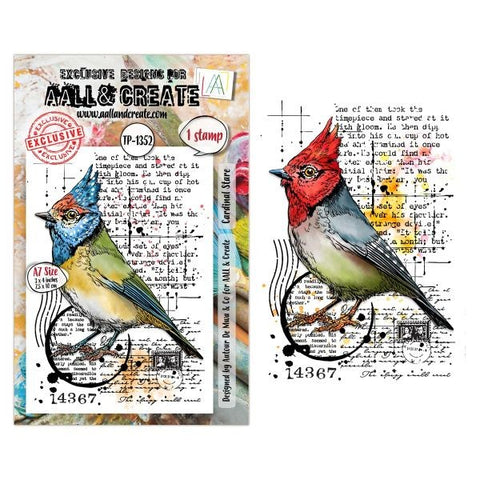 Cardinal Stare - Clear Stamps