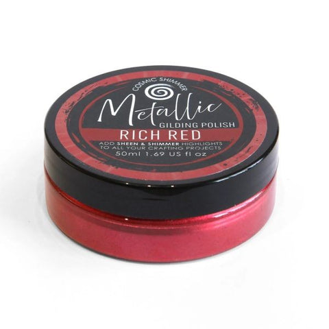Metallic Gilding Polish - Rich Red