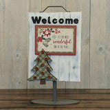 Welcome Sign Add On - December Tree