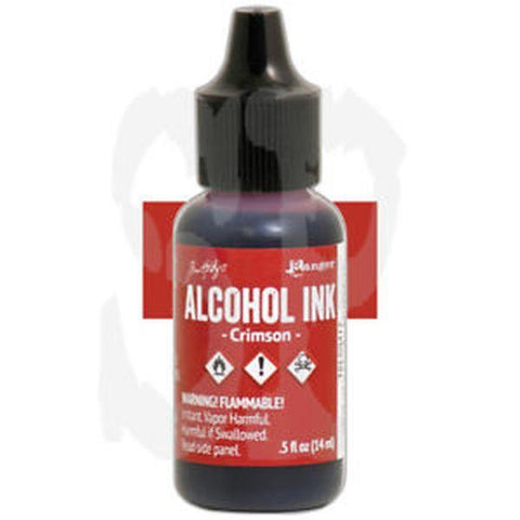 Alcohol Ink - Crimson