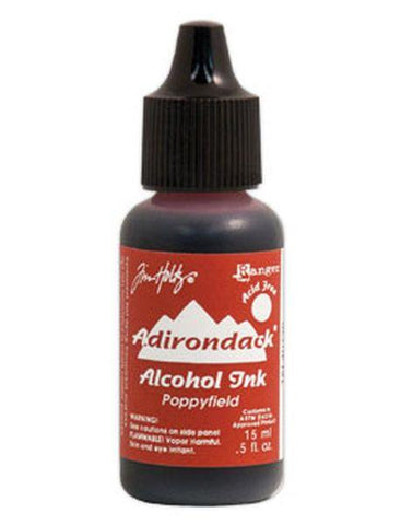 Alcohol Ink - Poppyfield