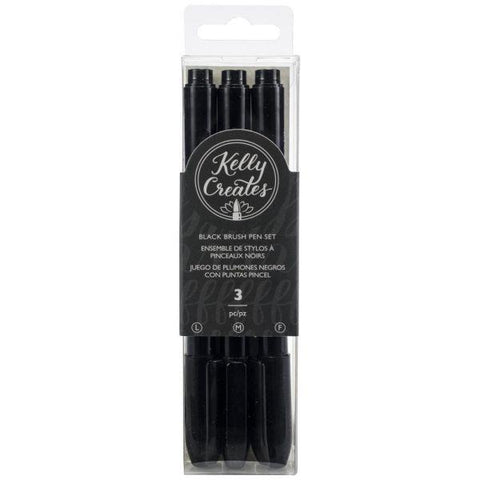 Kelly Creates - Black Brush Pen Set