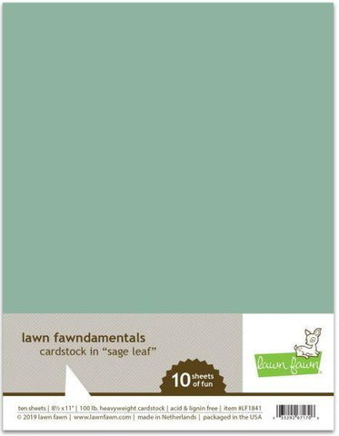 Cardstock - Sage Leaf