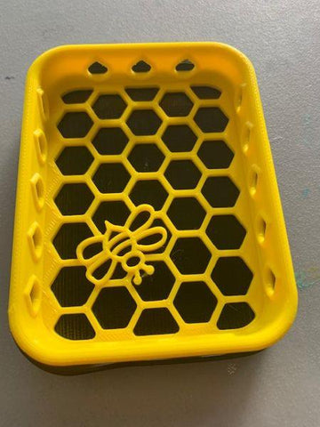 Stamp Shammy Holder - Yellow Honeybee