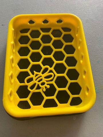 Stamp Shammy Holder - Yellow Honeybee