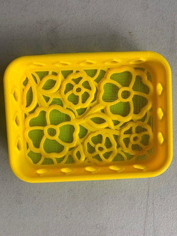 Stamp Shammy Holder - Yellow Flowers