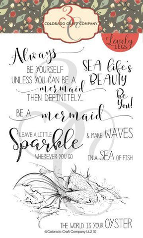 Clear Stamps - Lovely Legs - Be A Mermaid