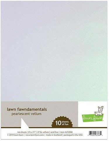 Cardstock - Vellum - Pearlescent