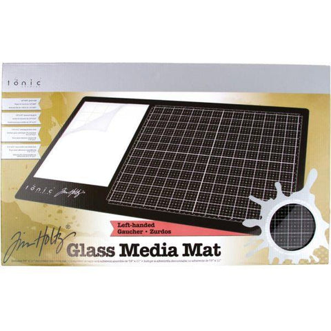 Glass Media Mat, Left Handed