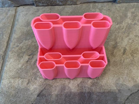 Blender Brush Caddy - Light Pink