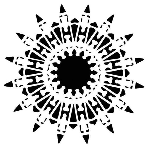Stencil - 6x6 - Native Star