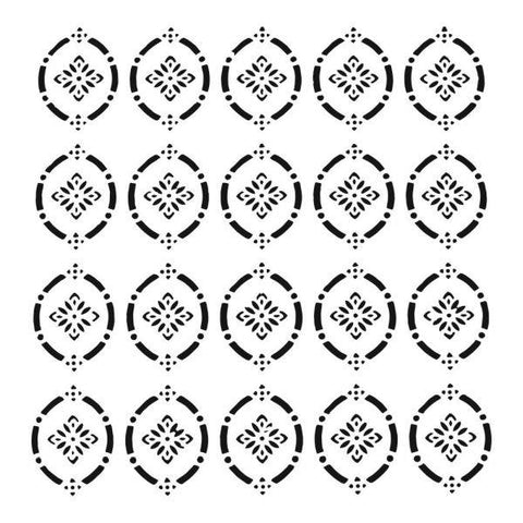 Stencil - 6x6 - Pointelle