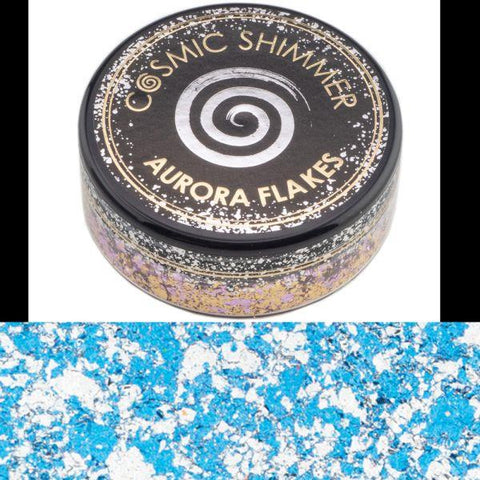 Cosmic Shimmer Aurora Flakes - Blue Ice