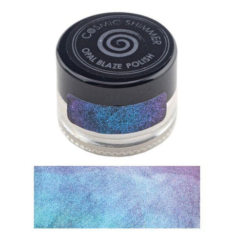 Cosmic Shimmer Opal Blaze Polish - Teal Raspberry Polish