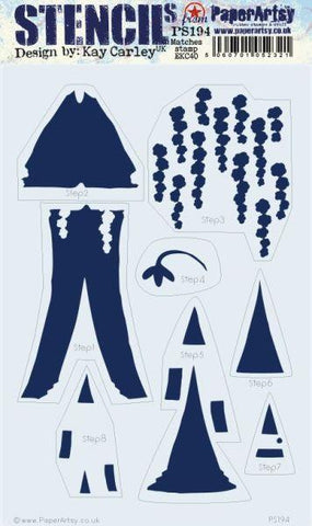 Stencil - Kay Carley #194 (Large)