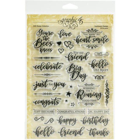 Clear Stamps - Sentiment Stamps