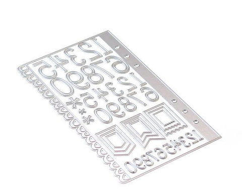 Planner Essentials Dies - 27 - Retro Number Trio