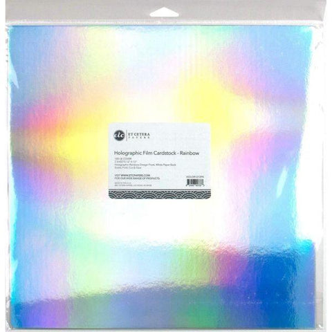 Holographic Cardstock - Rainbow