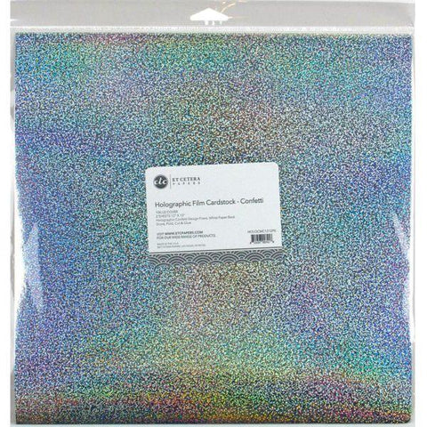 Holographic Cardstock - Confetti